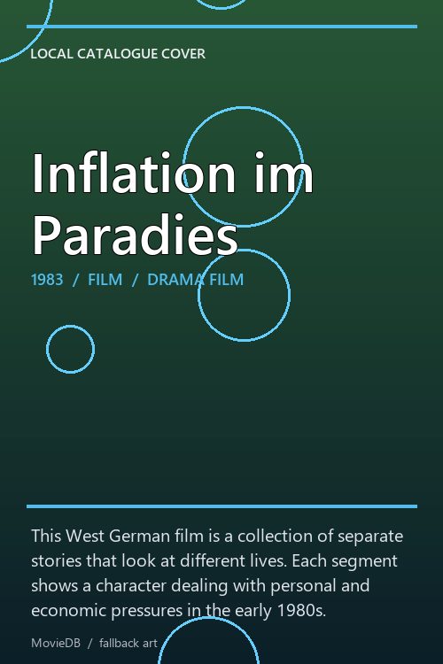Inflation im Paradies poster