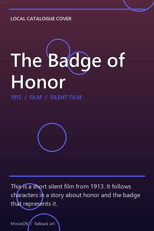 The Badge of Honor poster
