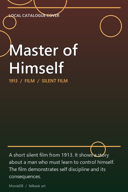 Master of Himself poster