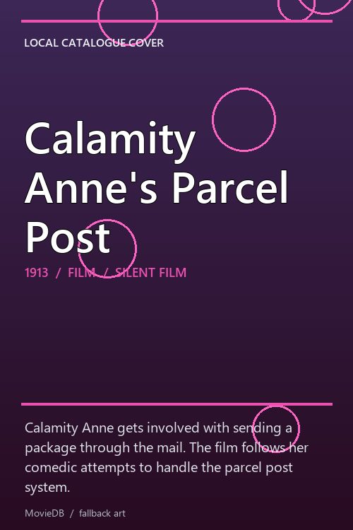 Calamity Anne's Parcel Post poster