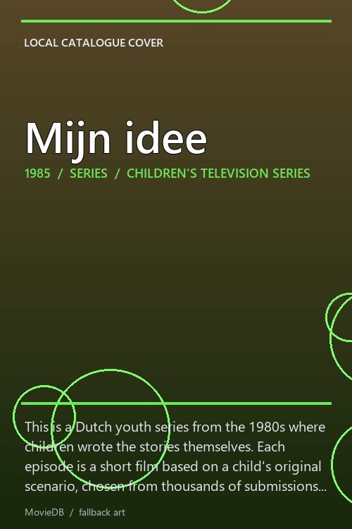Mijn idee poster