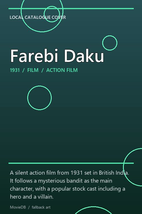 Farebi Daku poster