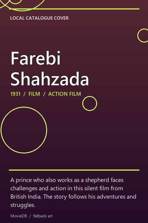 Farebi Shahzada poster