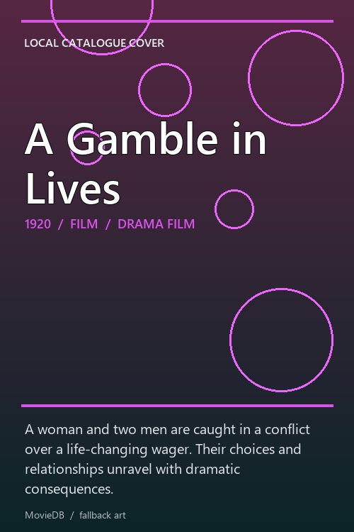 A Gamble in Lives poster