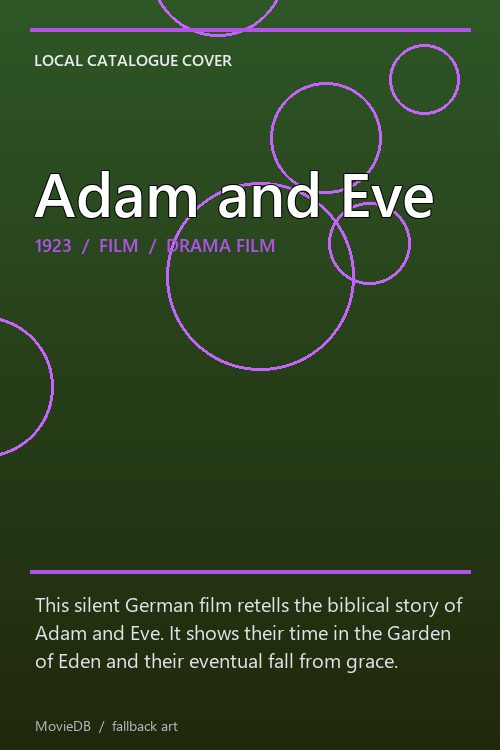 Adam and Eve poster
