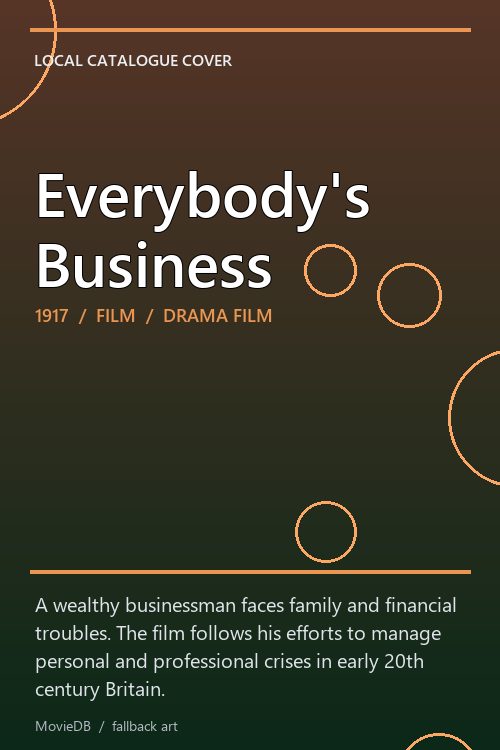 Everybody's Business poster