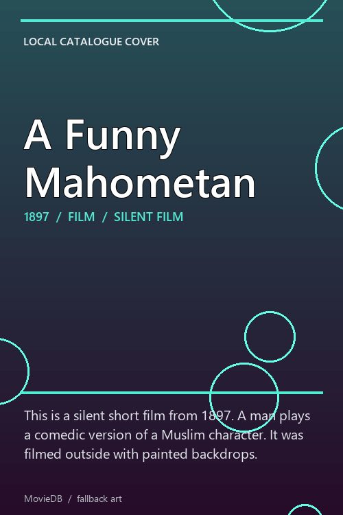 A Funny Mahometan poster