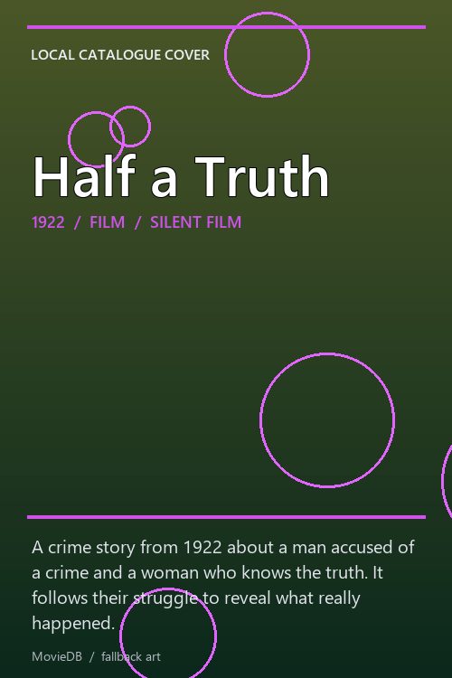 Half a Truth poster
