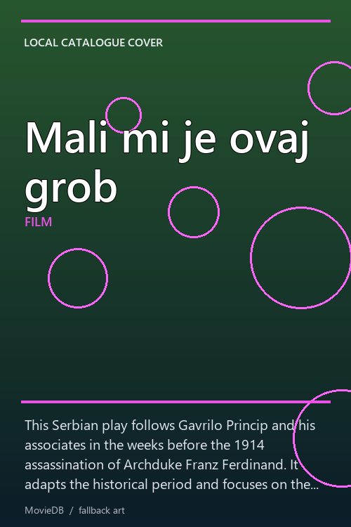 Mali mi je ovaj grob poster