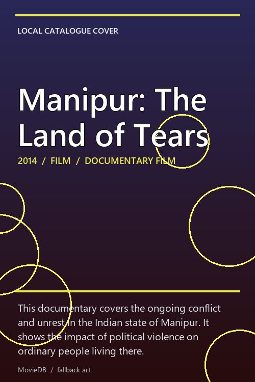 Manipur: The Land of Tears poster