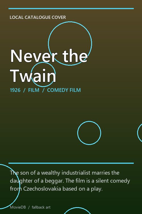 Never the Twain poster