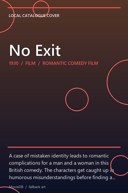 No Exit poster