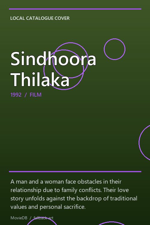 Sindhoora Thilaka poster