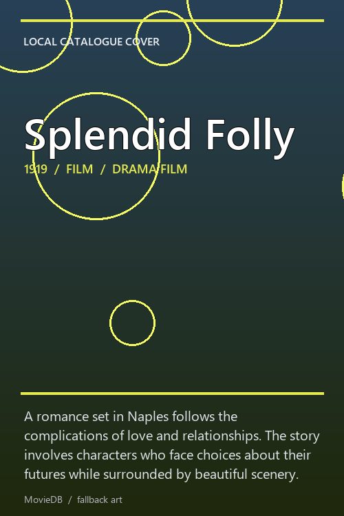 Splendid Folly poster
