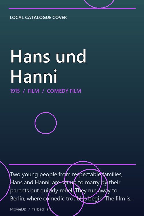 Hans und Hanni poster