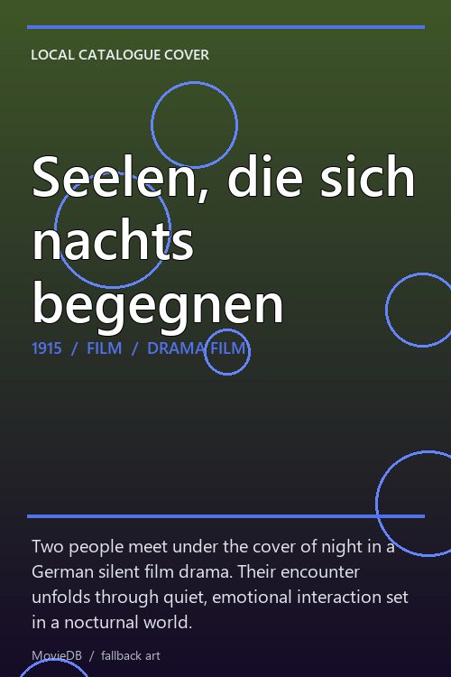 Seelen, die sich nachts begegnen poster