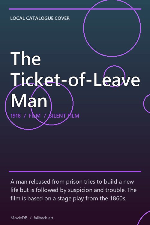 The Ticket-of-Leave Man poster