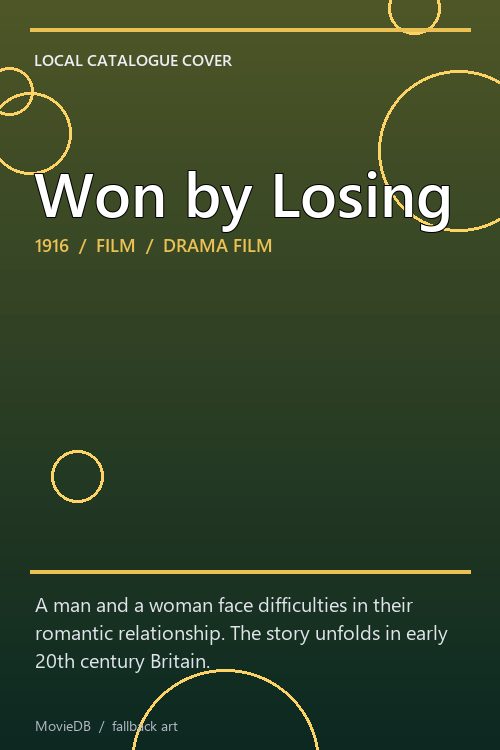Won by Losing poster