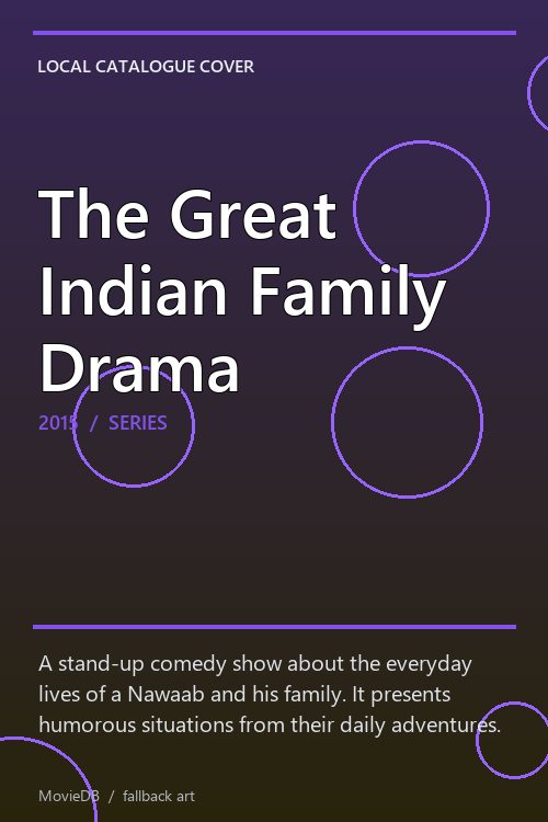 The Great Indian Family Drama poster