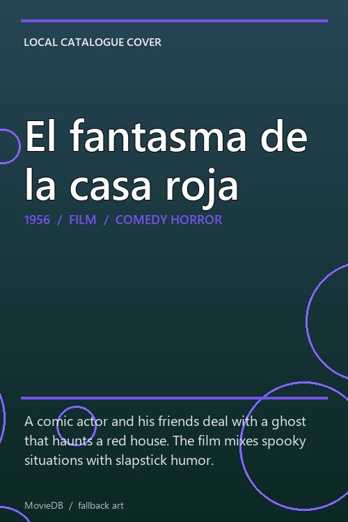 El fantasma de la casa roja poster