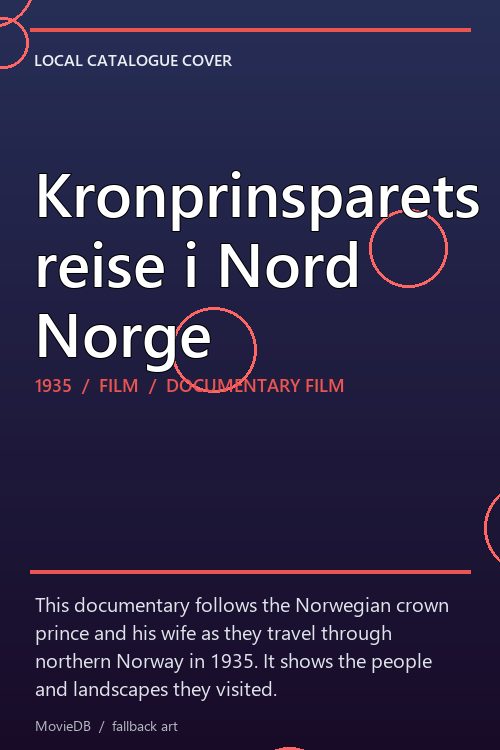 Kronprinsparets reise i Nord Norge poster
