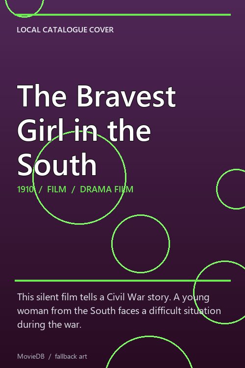 The Bravest Girl in the South poster