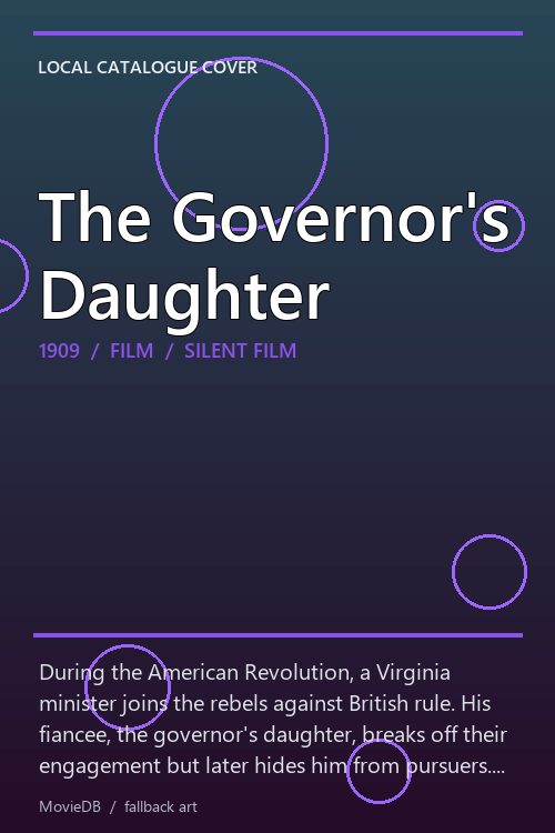 The Governor's Daughter poster