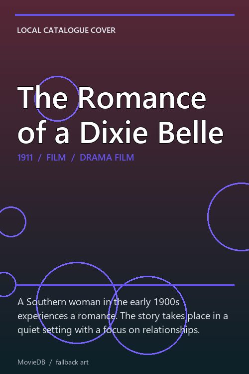 The Romance of a Dixie Belle poster
