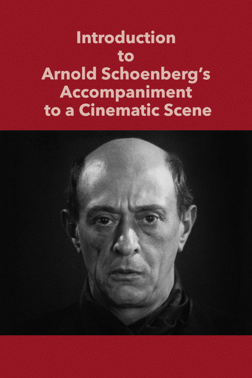 Einleitung zu Arnold Schoenbergs Begleitmusik zu einer Lichtspielscene poster