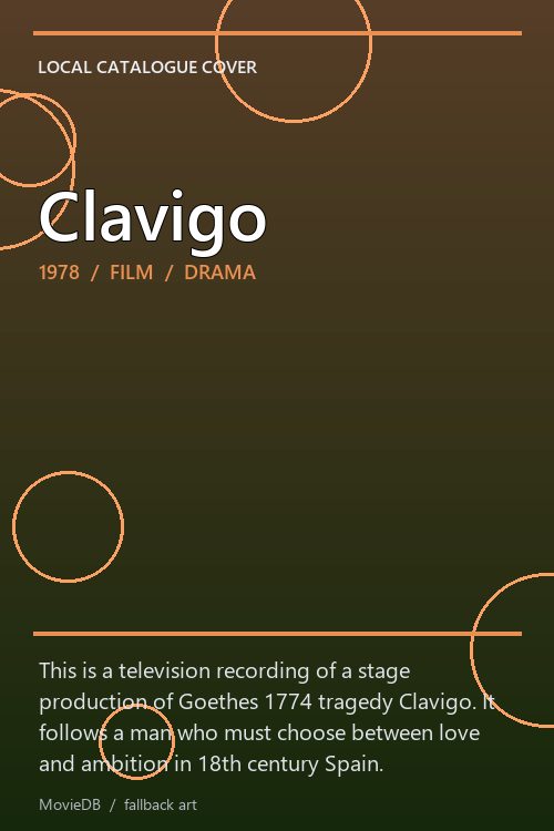 Clavigo poster
