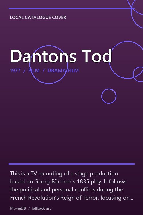 Dantons Tod poster
