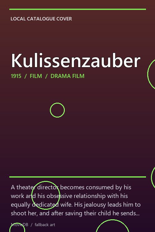 Kulissenzauber poster
