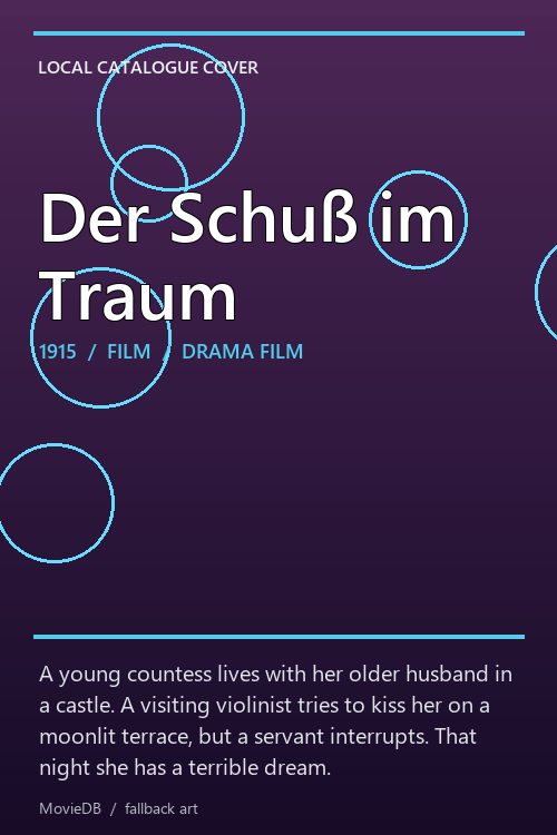 Der Schuß im Traum poster