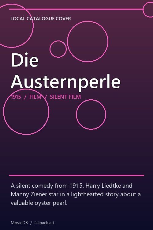 Die Austernperle poster