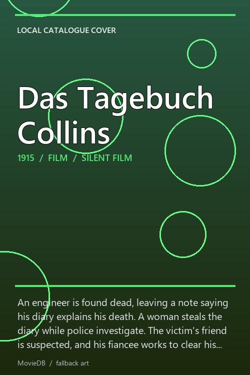 Das Tagebuch Collins poster