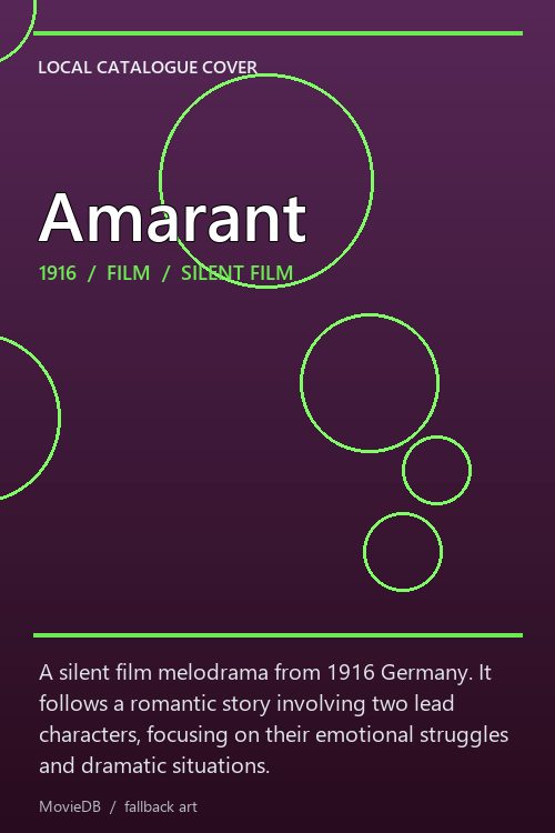 Amarant poster