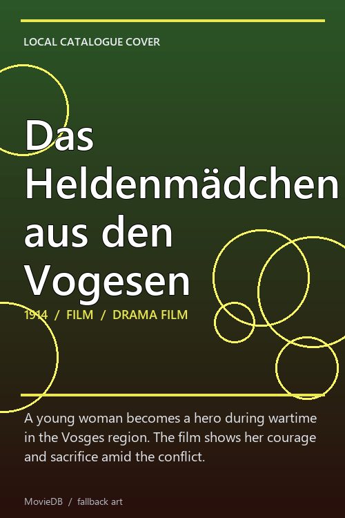 Das Heldenmädchen aus den Vogesen poster