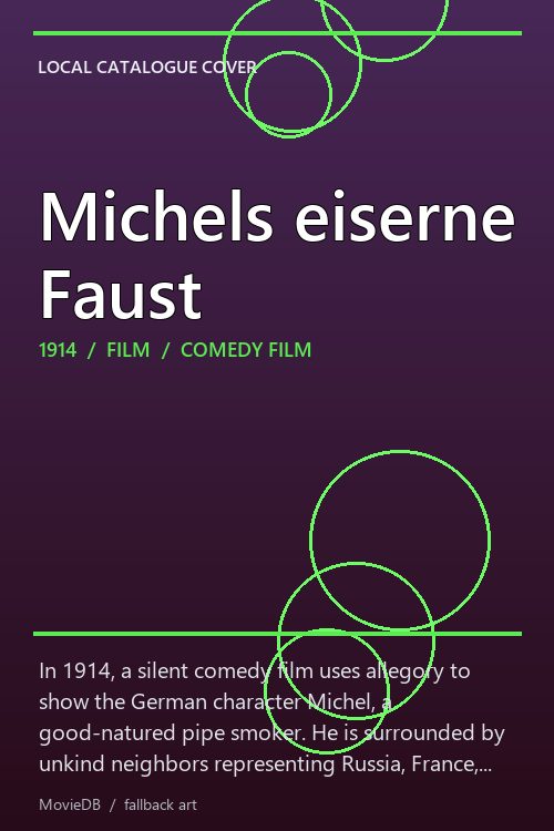 Michels eiserne Faust poster