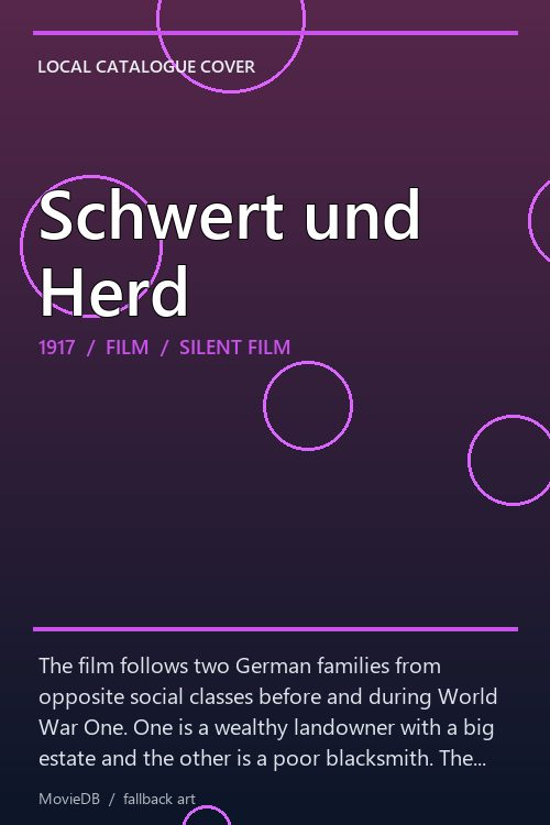 Schwert und Herd poster