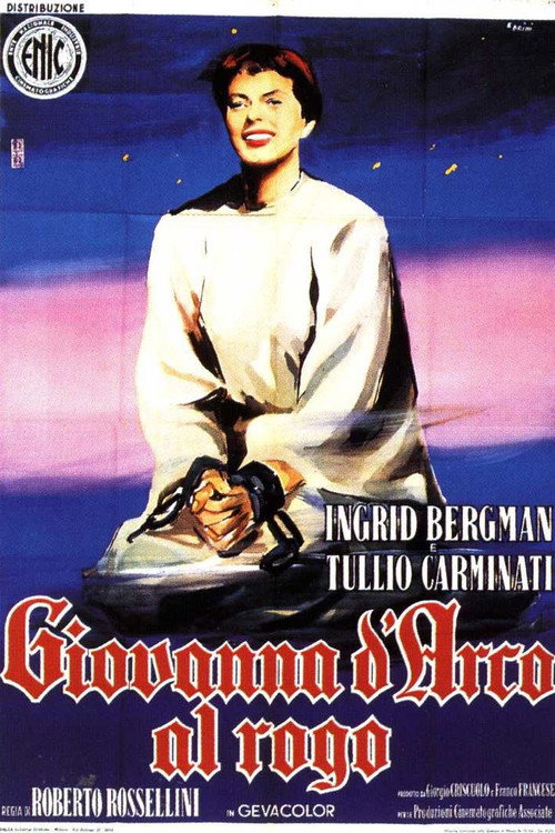 Giovanna d'Arco al rogo poster