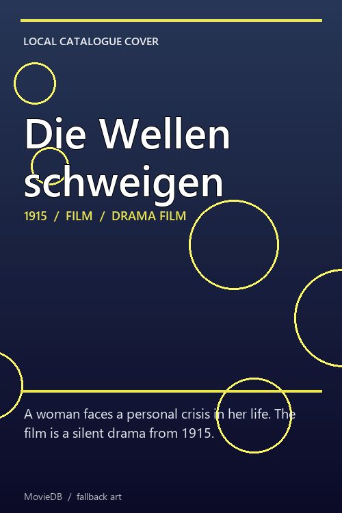 Die Wellen schweigen poster