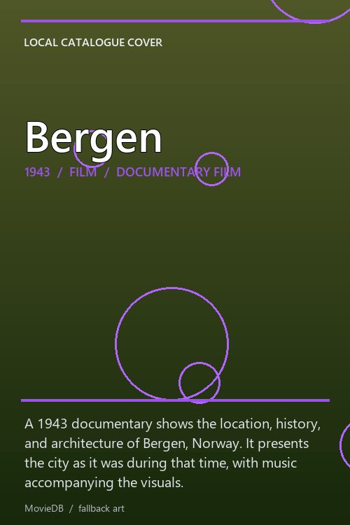 Bergen poster