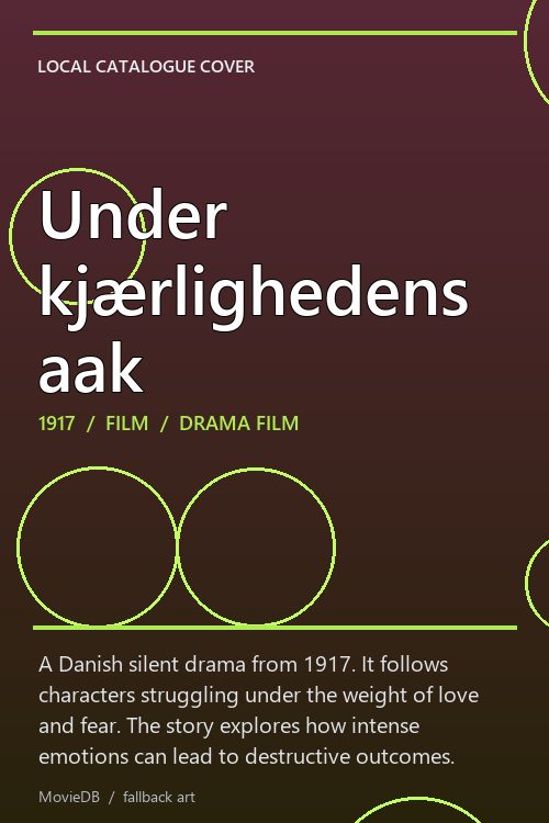 Under kjærlighedens aak poster