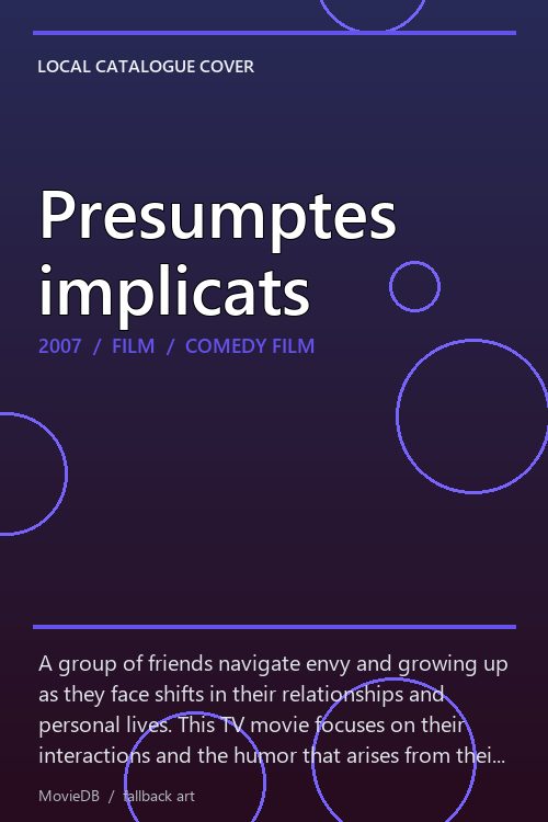 Presumptes implicats poster