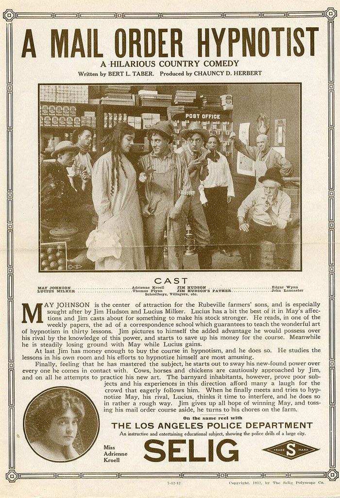 A Mail Order Hypnotist poster