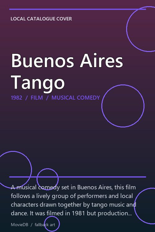 Buenos Aires Tango poster