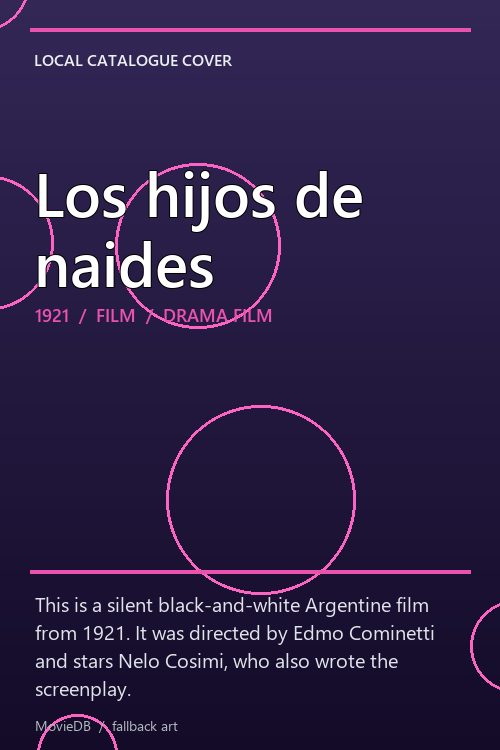 Los hijos de naides poster