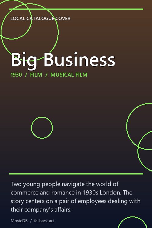 Big Business poster