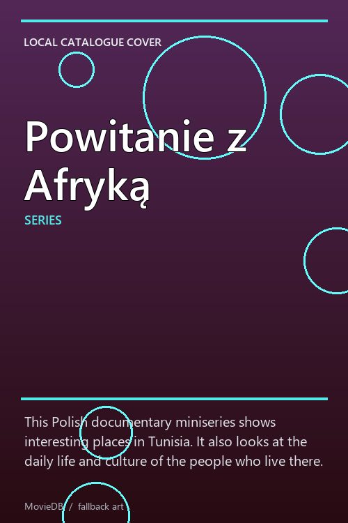 Powitanie z Afryką poster