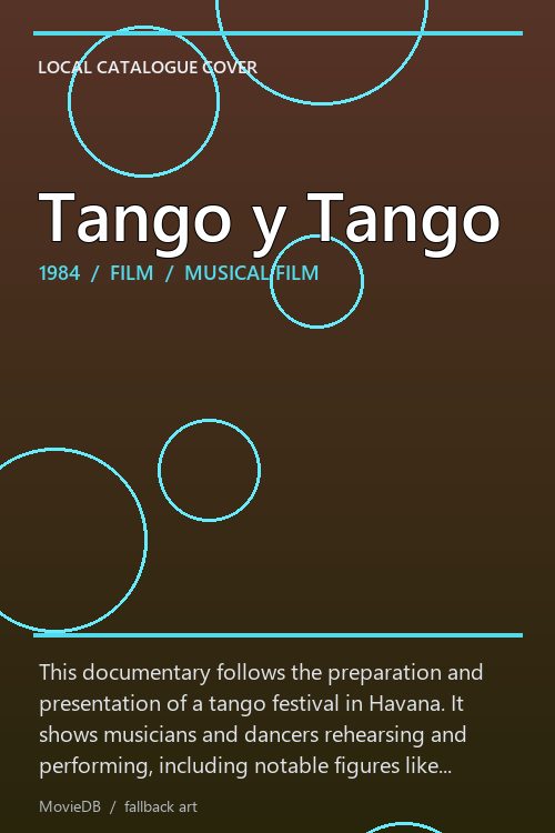 Tango y Tango poster